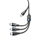 JBQ 3-in-1 Fast Charging Cable 1.5m ? USB-C, Lightning & Micro USB (CA-533)