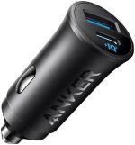 Anker 30W Dual Port Car Charger USB-C + USB-A Fast Charging (A2741H11)