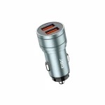 JBQ Metal Quick Car Charger Dual USB Fast Charging 2-Port 2.4A Car Adapter (CC-24)