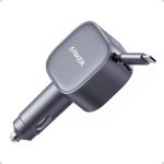 Anker Nano Car Charger 75W USB-C Fast Charger with Retractable Cable (A2738PA2)