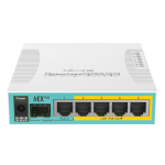 MikroTik RB960PGS hEX PoE Gigabit Ethernet Router with PoE Out, 5-Port, SFP Slot