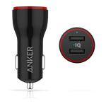 Anker PowerDrive 2 24W Dual USB Car Charger, Fast Charging Adapter (A2310H11)