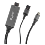 JBQ 4K USB-C to HDMI Cable with Charging Port, Plug & Play HDTV Adapter Cable, HDCP Compliant, (MHT-T88) - Image 2