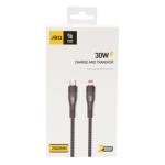 JBQ 30W USB-C to Lightning Cable 2M Fast Charging & Data Sync (CA-1130) - Image 2