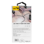 JBQ 3-in-1 Multi-Charging Cable 1.5M ? USB to Lightning, USB-C & Micro-USB | Fast Charge & Data Sync | Braided (DT-U33) - Image 3