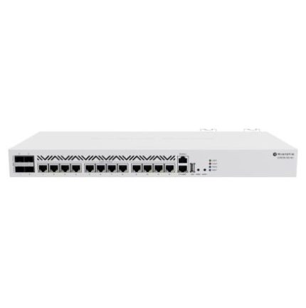 MikroTik CCR2116-12G-4S+ Cloud Core Router | 16-Core CPU | 12x Gigabit + 4x 10G SFP+ | Enterprise Rack Router