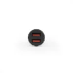 JBQ Metal Quick Car Charger Dual USB Fast Charging 2-Port 2.4A Car Adapter (CC-24) - Image 2