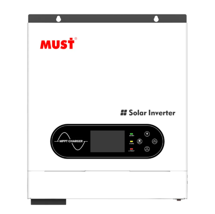 MUST PV18-3624 ECO PRO 3.6KW 24V Solar Inverter with MPPT Solar Charger, Pure Sine Wave, Off-Grid Power Backup (inverter only)