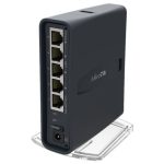 MikroTik hAP ac lite TC Dual-Band WiFi Router RB952Ui-5ac2nD-TC | 2.4GHz - 5GHz | 5-Port Ethernet | USB | Tower Design