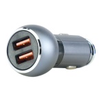 JBQ 36W Metal Car Charger C-503Q ? Dual USB QC 3.0 Fast Charging for iPhone & Android - Image 2