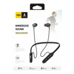 JBQ SP8-LS88 Wireless Bluetooth Neckband Earphones with Immersive Sound, Magnetic Earbuds & Built-in Mic - Image 2