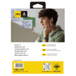 JBQ SP8-LS88 Wireless Bluetooth Neckband Earphones with Immersive Sound, Magnetic Earbuds & Built-in Mic - Image 3