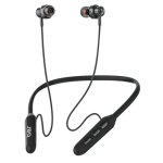JBQ Wireless Neckband Bluetooth Headphones (SP1-LS100), Magnetic Earbuds, Bluetooth 5.0, Black