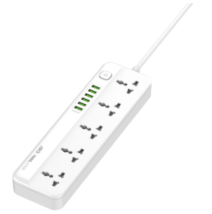 JBQ 5-Power Socket with 6 USB Ports 2500W (Defender Series) [SC-5614]