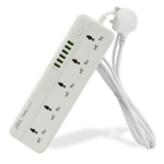 JBQ 5-Power Socket with 6 USB Ports 2500W (Defender Series) [SC-5614] - Image 4