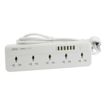 JBQ 5-Power Socket with 6 USB Ports 2500W (Defender Series) [SC-5614] - Image 6