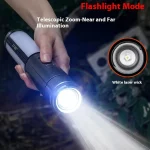 JBQ Camping Telescopic Light, 2-in-1 LED Lantern and Flashlight with 270? Adjustable Head, 4-Section Telescoping Pole, JBQ-K633242 - Image 3