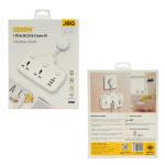 JBQ 2500W Universal Power Socket with 1 PD, QC 3.0 & 2 Auto-ID USB Ports [SC-2413] - Image 6
