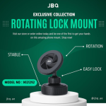 JBQ Magnetic Rotating Lock Mount Mobile Holder ? 360? Secure Phone Stand [N121292] - Image 3