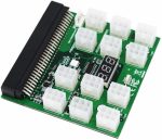 XT-XINTE 12V 64-Pin to 12x 6-Pin GPU Power Breakout Board | Server PSU Adapter for Mining Rig GPU Power Distribution (Board Only) - Image 4