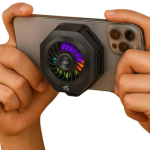 JBQ Magnetic Phone Cooler for Gaming ? Fast Semiconductor Cooling Fan, USB-C, MagSafe Compatible [D670552] - Image 3