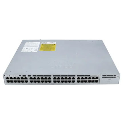 Cisco Catalyst C9200-48T-A 48-Port Gigabit Managed Network Switch, Network Advantage, Modular Uplinks