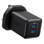 Anker 523 Charger Nano 3 47W Dual USB-C GaN Fast Charger for iPhone, MacBook Air and Galaxy A2039K11