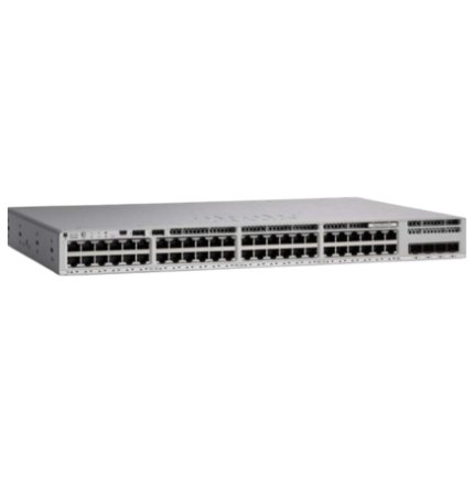 Cisco C9200L-48T-4X-A Catalyst 9200L 48-Port Gigabit Switch, 4x10G SFP+, Layer 3, Network Advantage