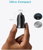 Anker 30W Dual Port Car Charger USB-C + USB-A Fast Charging (A2741H11) - Image 5