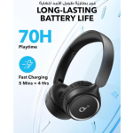 Soundcore by Anker H30i Bluetooth On-Ear Headphones, 70H Playtime, 40mm Drivers, BT 5.3 (A3012) - Image 3
