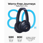 Soundcore by Anker Q30 ANC Wireless Headphones, Hi-Res Audio, Black (A3028H13) - Image 5