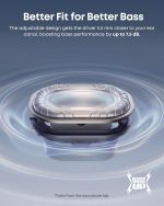 Soundcore V40i Open-Ear Earphones by Anker | Adjustable Fit (4 Positions) | Crystal Clear Design | Comfortable All-Day Wear | Model A3878 - Image 7