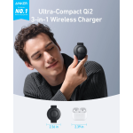 Anker MagGo 3-in-1 Foldable Wireless Charging Station with 20W Nano Charger  Black (B25M8P11) - Image 2