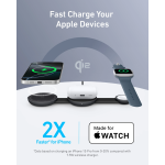 Anker MagGo 3-in-1 Foldable Wireless Charging Station with 20W Nano Charger  Black (B25M8P11) - Image 3