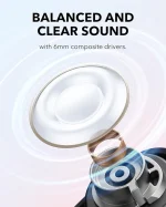 Soundcore A30i Wireless Earbuds, ANC Noise Cancelling Bluetooth 5.4 Earphones, 24H Playtime, IP54 Waterproof, AI Clear Calls (A3958) - Image 5