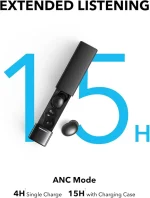 Soundcore A30i Wireless Earbuds, ANC Noise Cancelling Bluetooth 5.4 Earphones, 24H Playtime, IP54 Waterproof, AI Clear Calls (A3958)