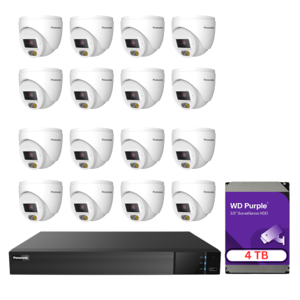 Panasonic 16 Channel CCTV Security Surveillance NVR Kit (Bundle #6)