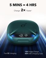 Soundcore Liberty 4 Pro True Wireless Noise Cancelling Earbuds, Hi-Res LDAC, Bluetooth 5.3, Wireless Charging (A3954) - Image 11