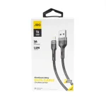 JBQ 3A Aluminum Alloy Lightning Cable 1.5M ? Fast Charge & Sync (CA-730L iOS) - Image 2
