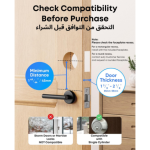 eufy Security Video Smart Lock E330 (T85311Y1) | Fingerprint WiFi Door Lock with 2K Camera & Doorbell, Keyless Entry - Image 2