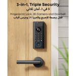 eufy Security Video Smart Lock E330 (T85311Y1) | Fingerprint WiFi Door Lock with 2K Camera & Doorbell, Keyless Entry - Image 3