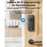 eufy Security Video Smart Lock E330 (T85311Y1) | Fingerprint WiFi Door Lock with 2K Camera and Doorbell, Keyless Entry - Image 6