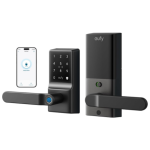 eufy Security Smart Lever Lock C33 Fingerprint Keyless Door Lock with Built-in Wi-Fi, App Control, Alexa, Auto-Lock (T85L0111) - Image 2
