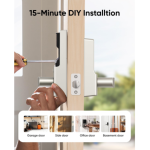 eufy Security Smart Lever Lock C33 Fingerprint Keyless Door Lock with Built-in Wi-Fi, App Control, Alexa, Auto-Lock (T85L0111) - Image 4