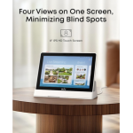 eufy Smart Display S1 (E10) 8” HD Touchscreen Security Hub, 4-Cam Live View, Wi-Fi 6, Portable Monitor for eufy Cameras, Doorbells - Image 2