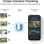 eufy SoloCam E42 4+1 Kit 4K Solar PTZ Security Camera System with HomeBase S380, AI Tracking, 360 Coverage, No Monthly Fee (E8173322) - Image 4
