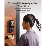 eufy FamiLock S3 Smart Lock with Screen, Palm Vein Unlock, 2K Camera Doorbell, Wi-Fi 6, Matter, Keyless Entry (E85V0TY1) - Image 7