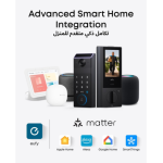 eufy FamiLock S3 Smart Lock with Screen, Palm Vein Unlock, 2K Camera Doorbell, Wi-Fi 6, Matter, Keyless Entry (E85V0TY1) - Image 9