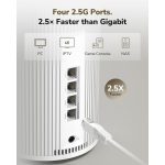 Cudy M11000 BE11000 Tri-Band Wi-Fi 7 Mesh System | 2.5G Multi-Gigabit | Qualcomm Quad-Core | Whole Home Coverage | 1 Pack - Image 7