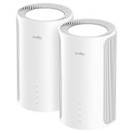 Cudy M11000 (2-Pack) BE11000 Tri-Band Wi-Fi 7 Mesh System | 2.5G Multi-Gig Ports | Whole-Home Coverage | Up to 11Gbps